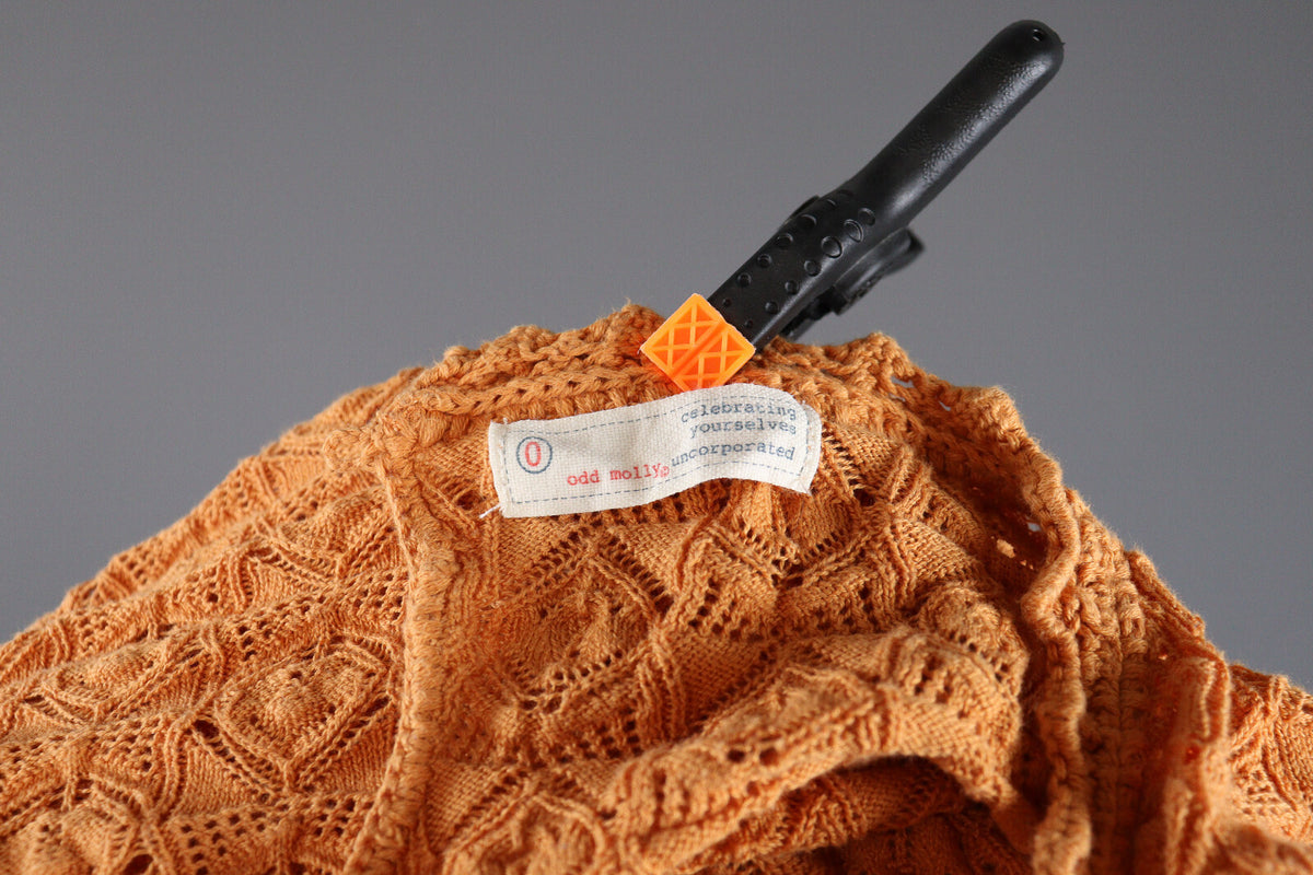 Odd Molly Cotton Long Sleeve Crochet Mesh Sweater – Women's 0