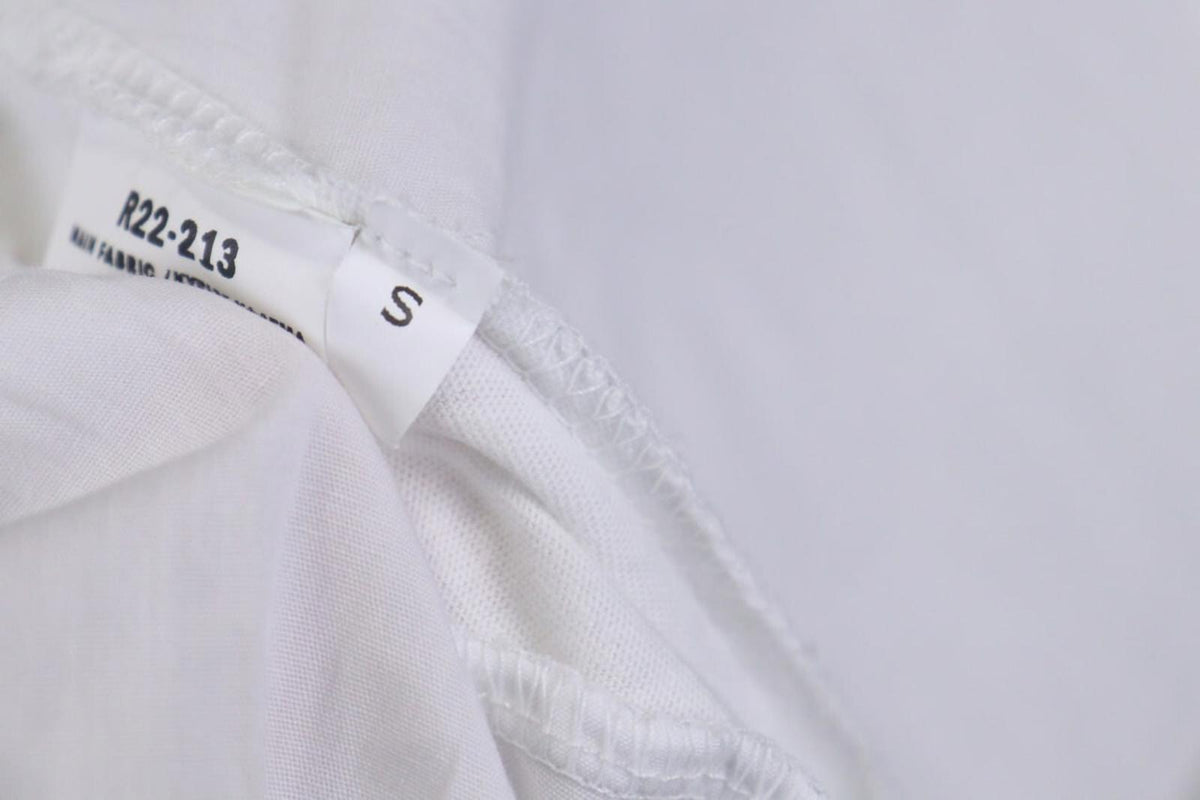 OZAI N KU White Cotton Round Neck Short Sleeve High Low Tee Shirt Dress – Size S – Used