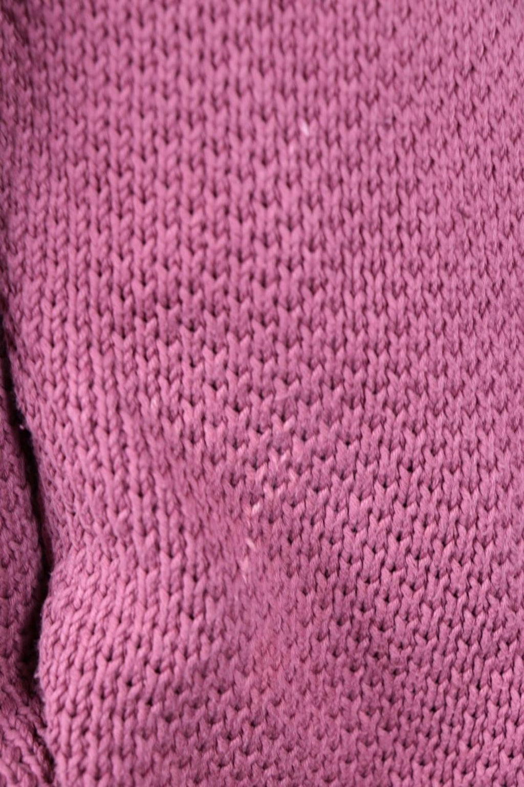 GUDRUN SJODEN Pink Cotton Chunky Knit Oversized Sweater – Size M