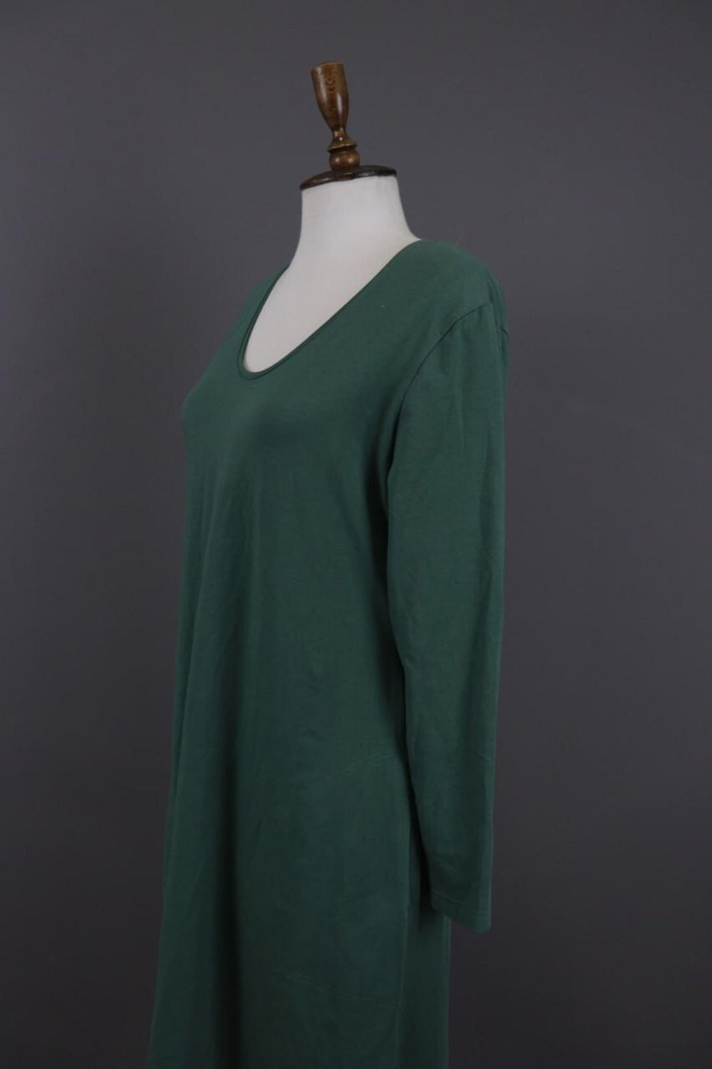 GUDRUN SJODEN Green Oversized Long Sleeve Sweater Knit Midi Dress – Size L