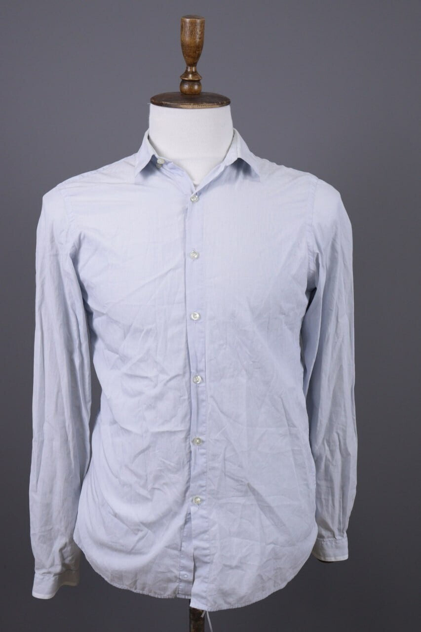The Kooples Adjusted Blue Summer Long Sleeve Button Down Shirt – Size S