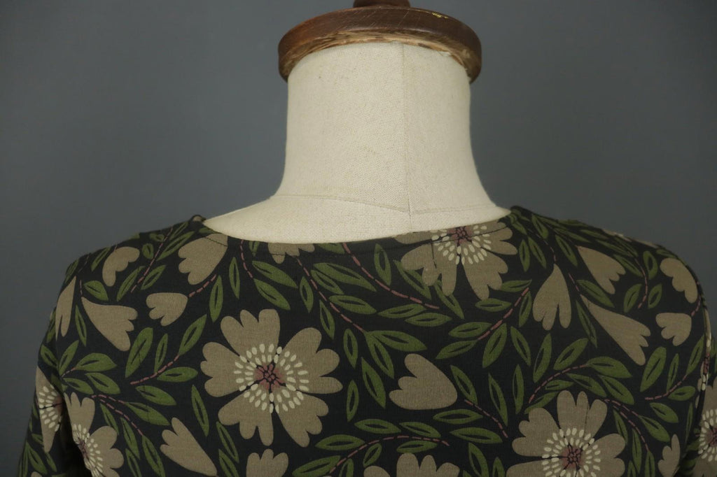 Gudrun Sjoden Shift Dress Multicolor Floral Pullover Long Sleeve – Size S / M