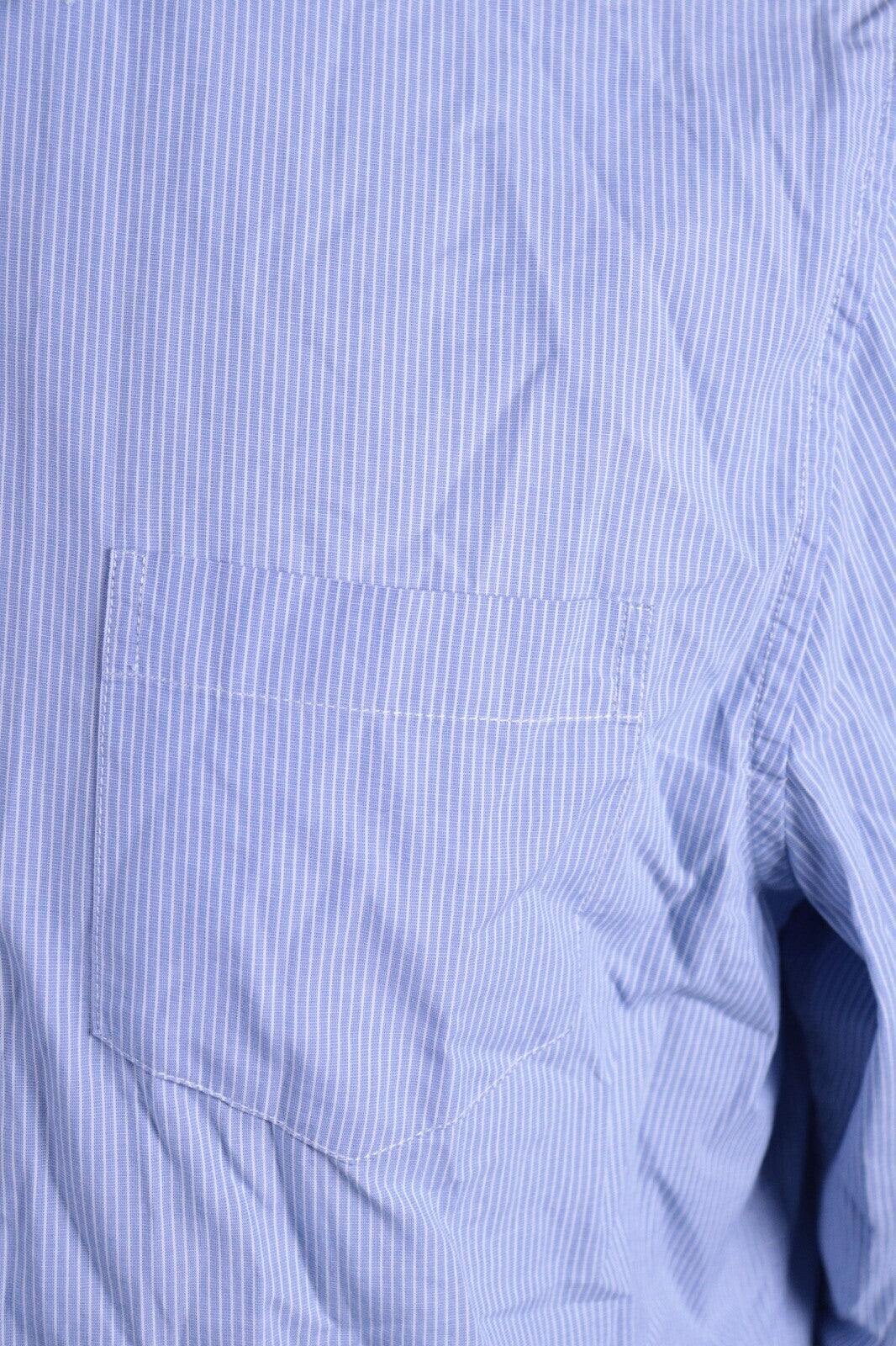 Denim & Supply Ralph Lauren Blue Pinstripe Long Sleeve Button Down Shirt L