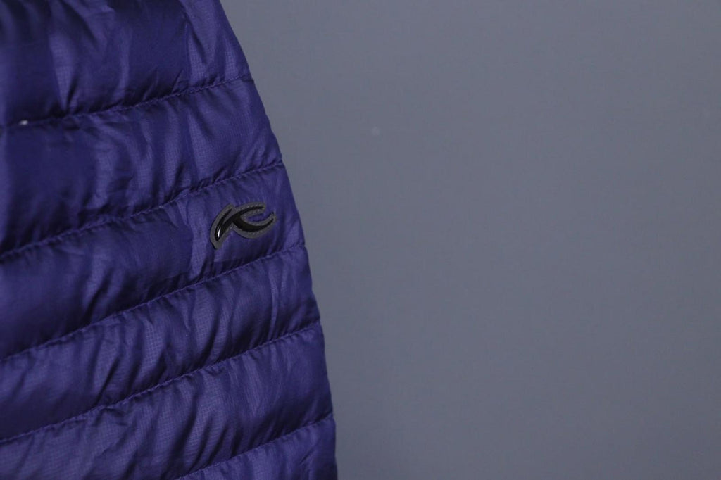 KJUS Blue Classic Fit Mock Neck Long Sleeve Full Zip Puffer Jacket – Size 40 / L