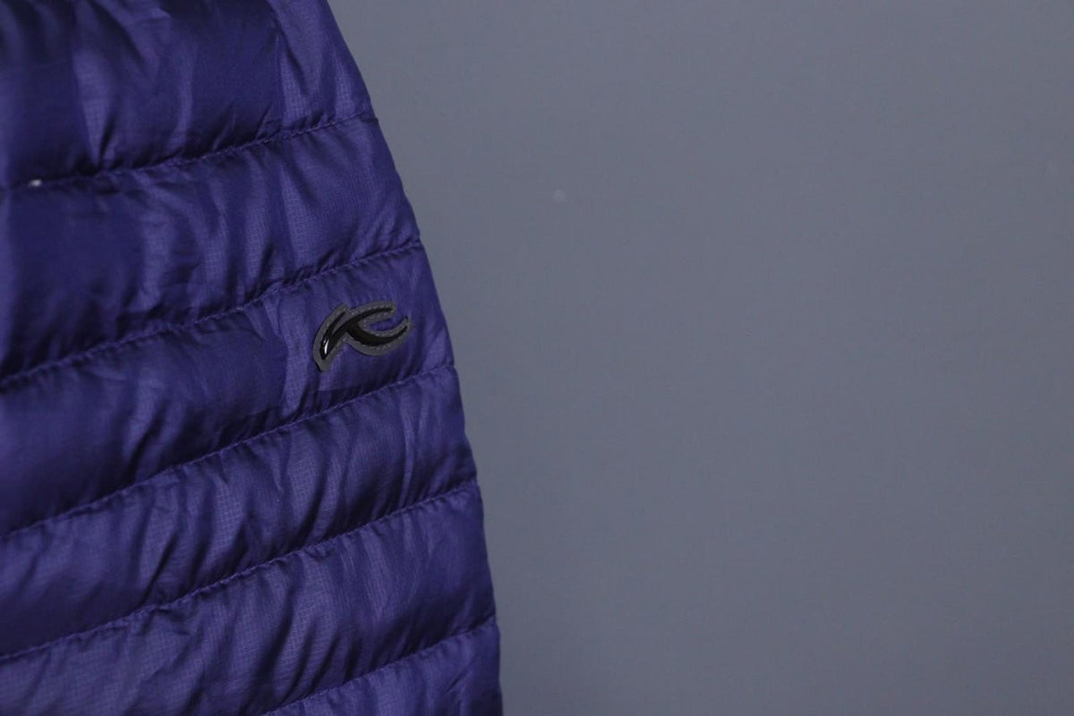 KJUS Blue Classic Fit Mock Neck Long Sleeve Full Zip Puffer Jacket – Size 40 / L
