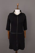 Cop Copine Nikko Robe Black 3/4 Sleeve A-Line Dress – Size 36 – Used