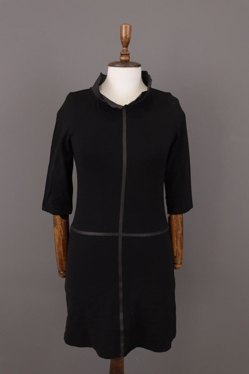 Cop Copine Nikko Robe Black 3/4 Sleeve A-Line Dress – Size 36 – Used