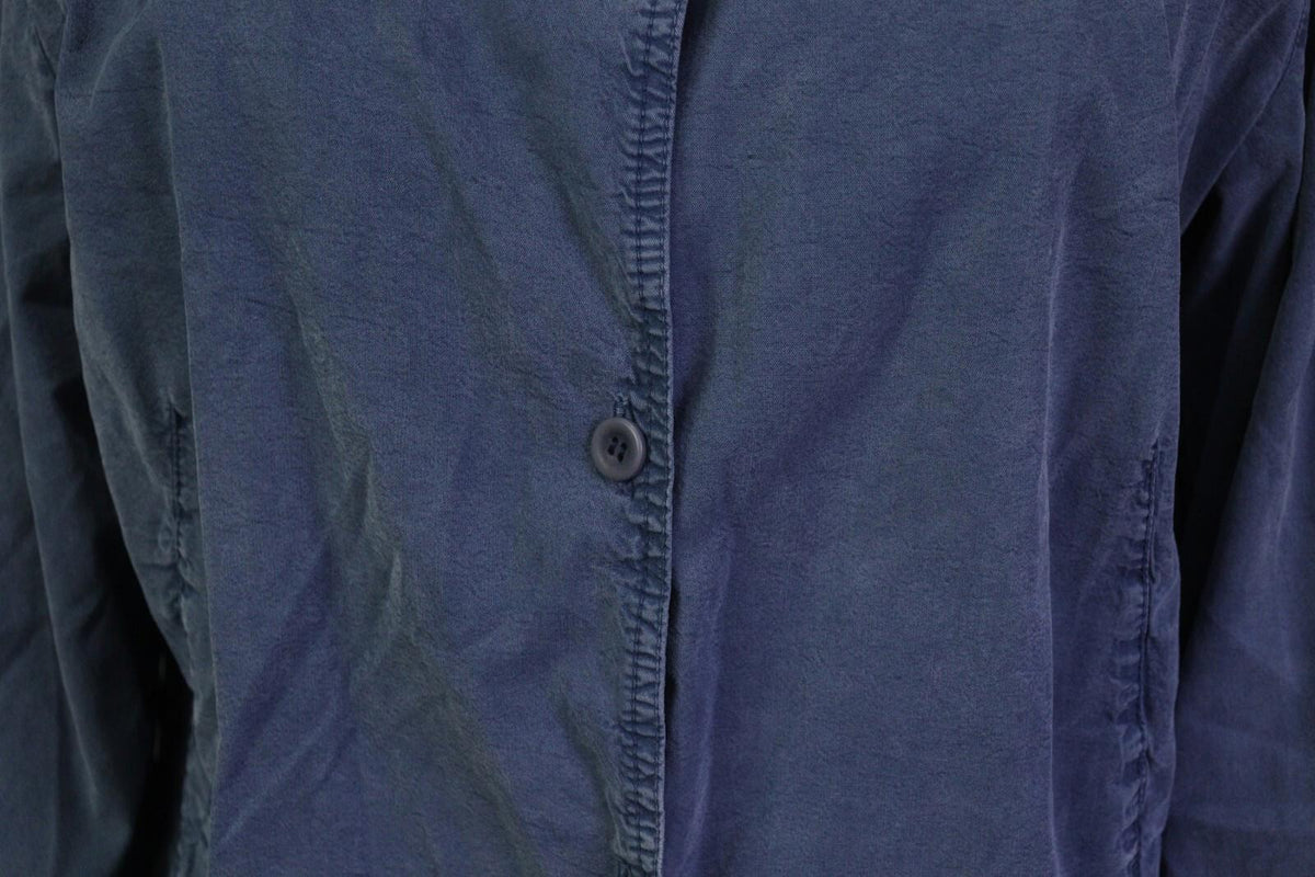 OSKA Regular Blue Long Sleeve Button Down Top Blouse Shirt – Size 3