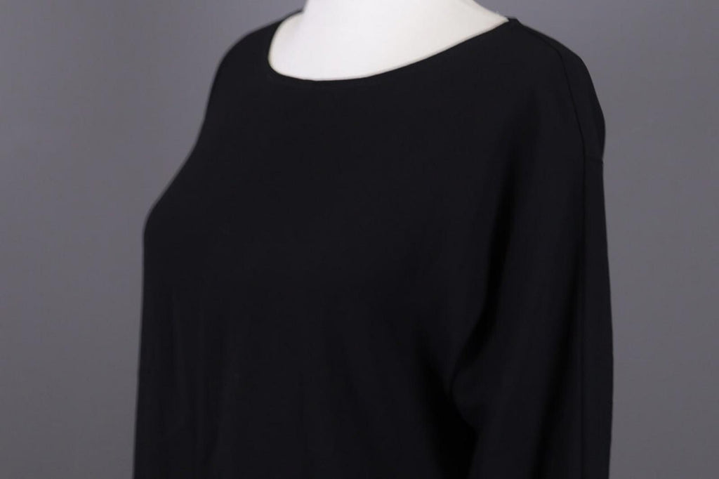BNWT OSKA Black Lagenlook Oversize Long Sleeve Sweater Midi Dress – Size 1