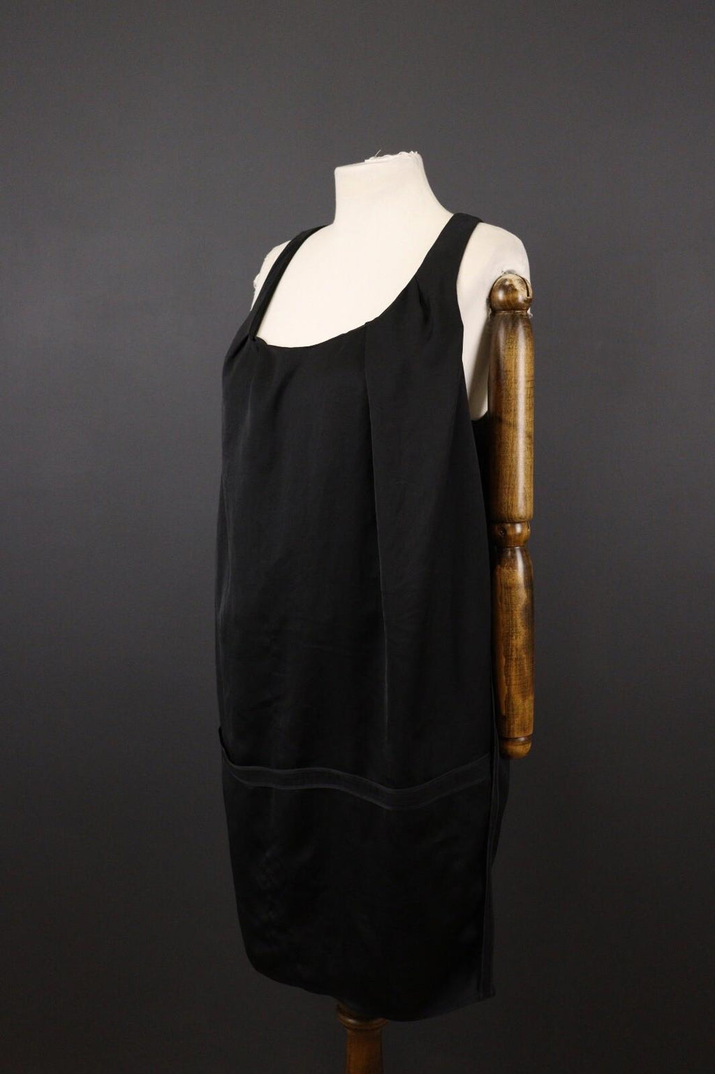 ACNE Black Party Cocktail Black Midi Tank Dress – Size 38