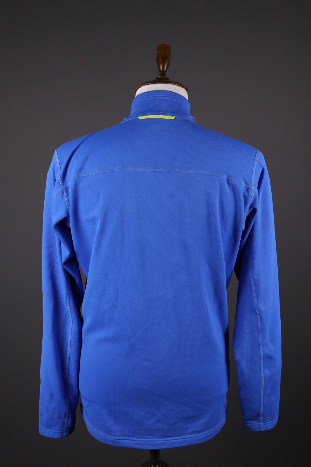 HAGLOFS Stem Full Zip Blue Fleece Hiking Sweater – Size M