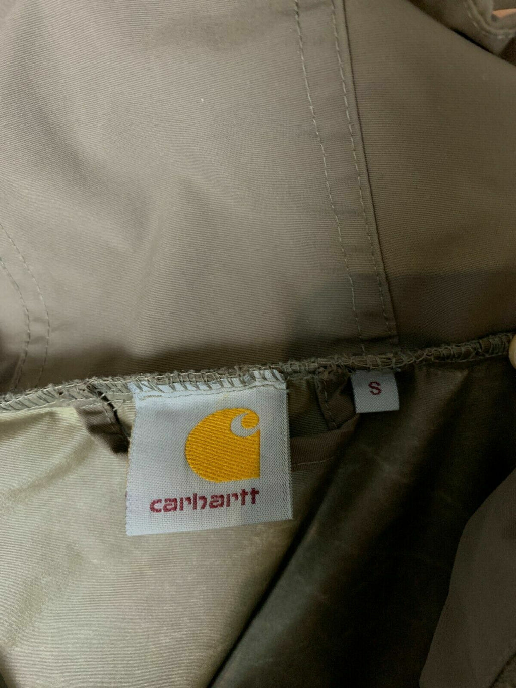 Carhartt Windbreaker Pullover Brown Anorak Nylon Jacket – Men's S