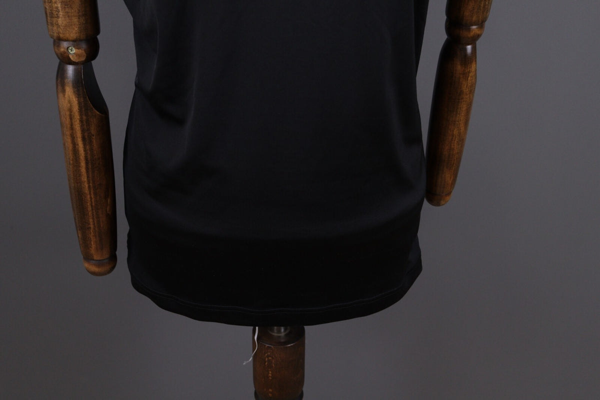J.Lindeberg Regular Fit Sport Golf Black Short Sleeve Polo Shirt – Size M