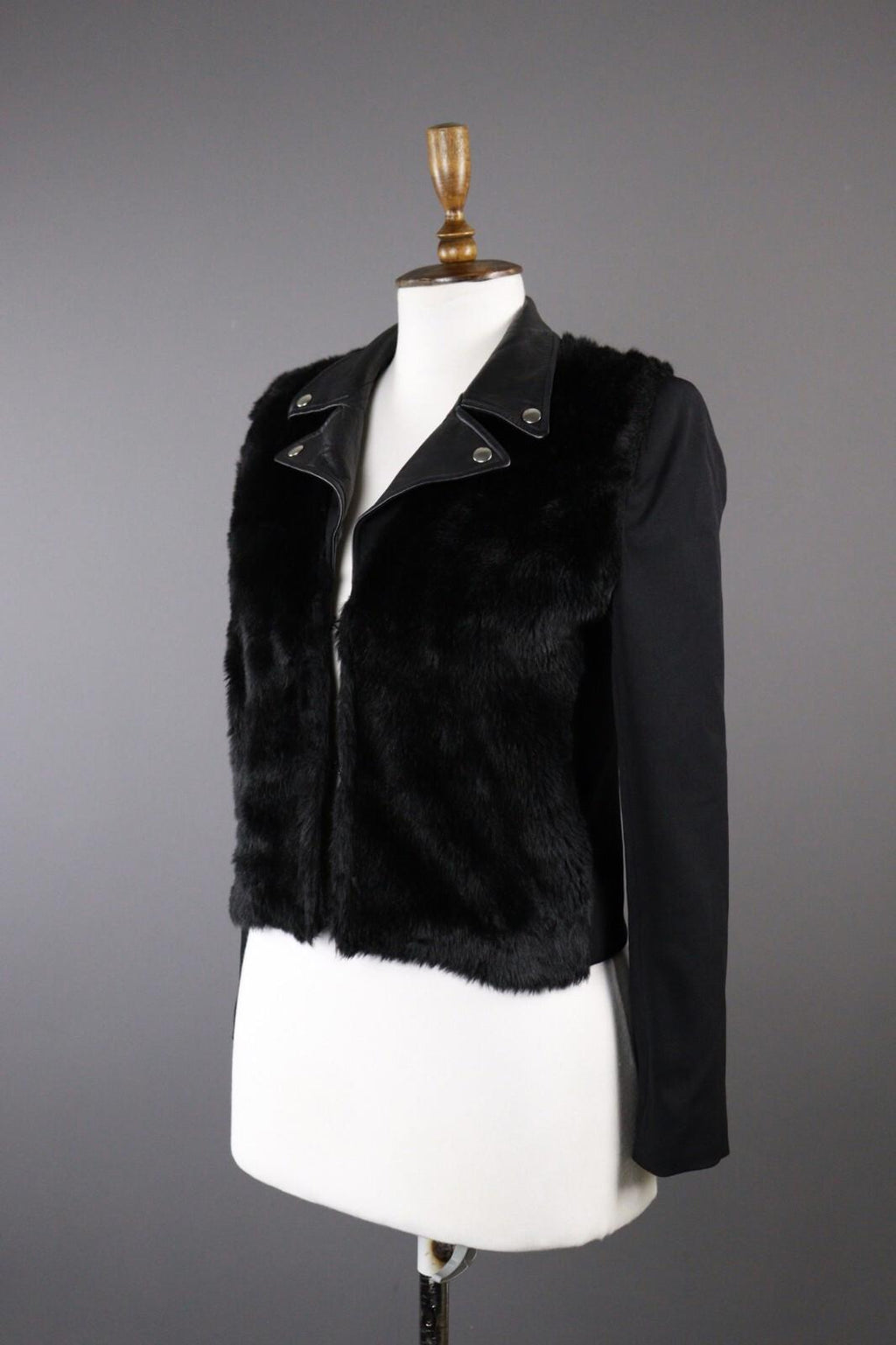 THE KOOPLES Black Wool Cape Jacket Blazer – Size 38 – Used