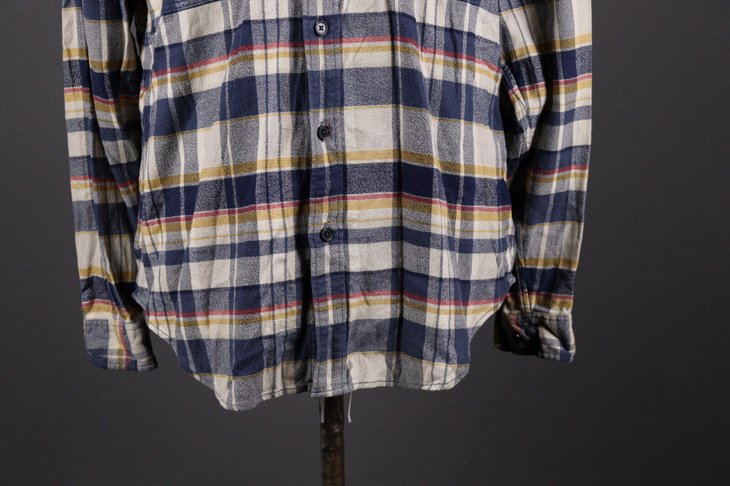 Lacoste Classic Fit Multicolor Check Plaid Flannel Overshirt – Size FR 41 / M / L