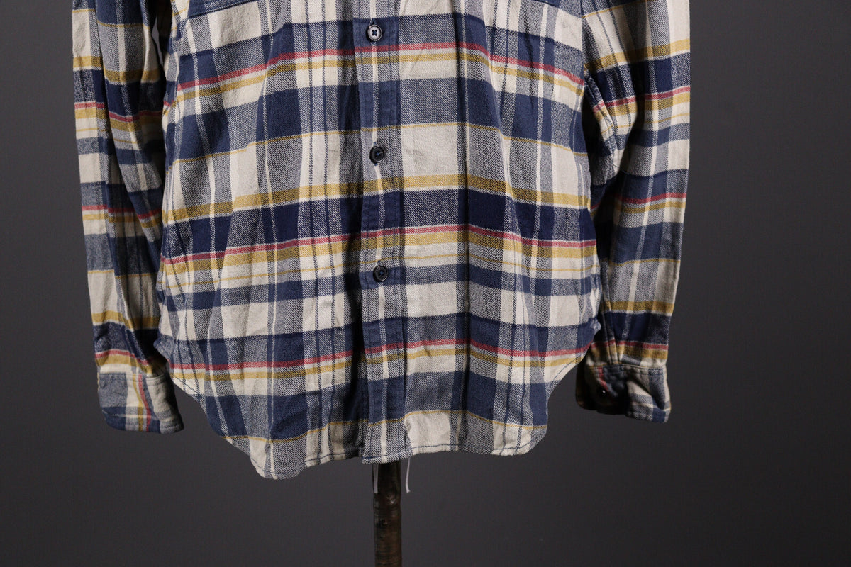 Lacoste Classic Fit Multicolor Check Plaid Flannel Overshirt – Size FR 41 / M / L