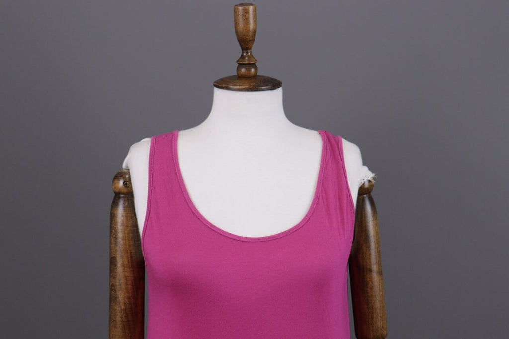 Gudrun Sjoden Pink Bodycon Sleeveless Tunic Blouson Dress – Size M – Used