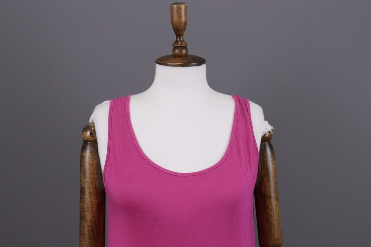 Gudrun Sjoden Pink Bodycon Sleeveless Tunic Blouson Dress – Size M – Used