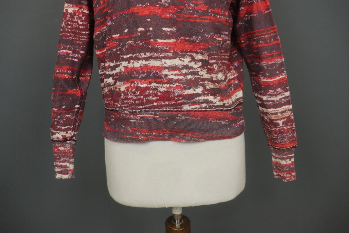 ISABEL MARANT POUR H&M Multi Space Dye Raglan Sleeve Pullover Sweater – Size 34