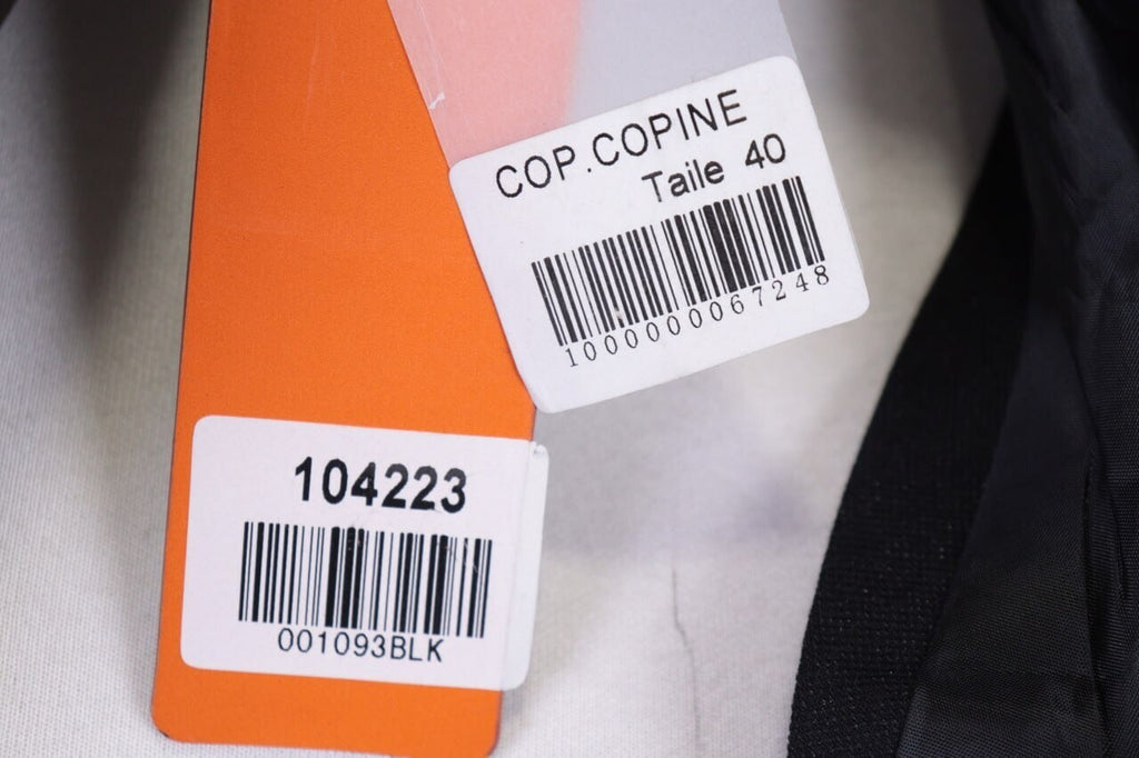 BNWT Ladies Cop Copine Celeri Chemise Veste Black Open Front Jacket 40