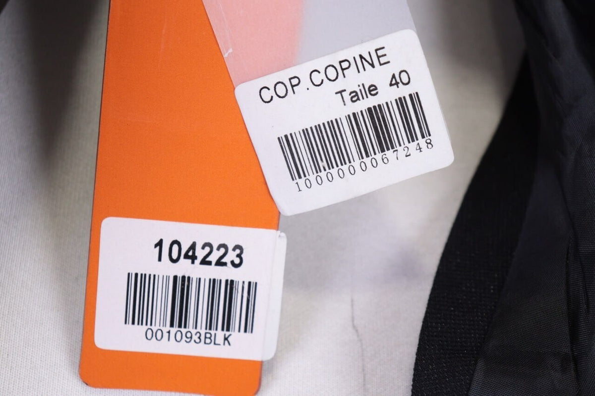 BNWT Ladies Cop Copine Celeri Chemise Veste Black Open Front Jacket 40