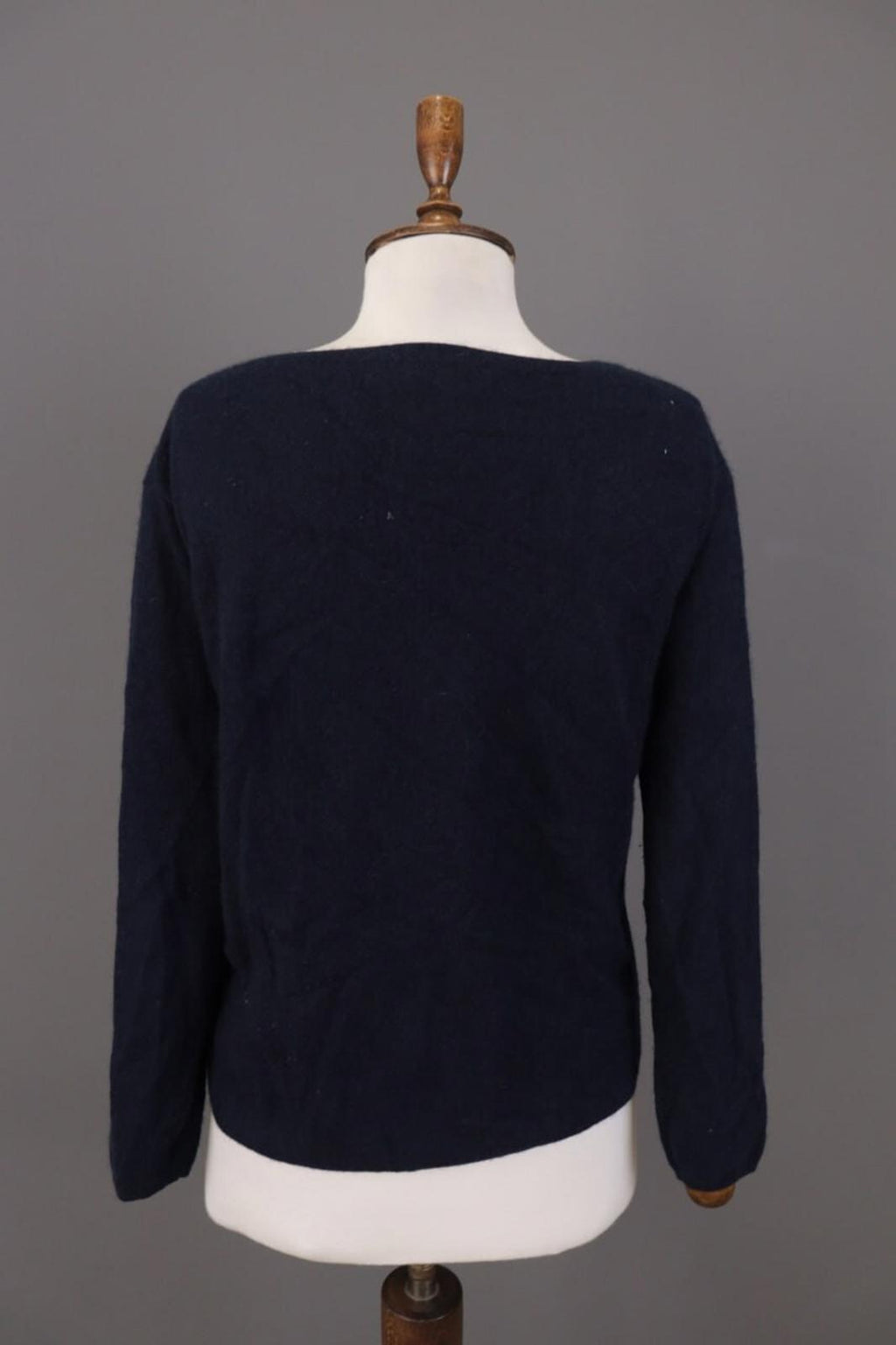 SMINFINITY Blue 100% Cashmere Knit Oversized Sweater S