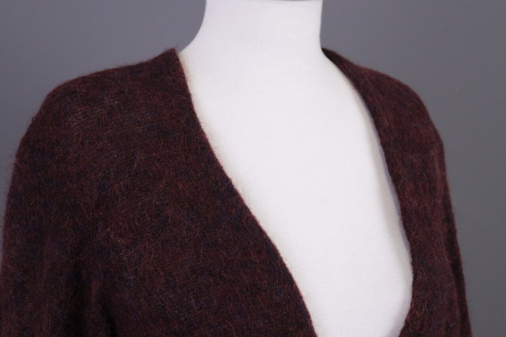 Bellerosa Brown Wool Puperkid Mohair Pockets Knit Cardigan Sweater – Size 2 / M