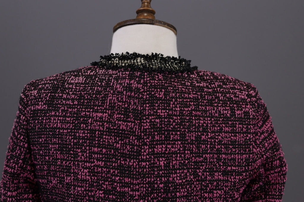 The Kooples Purple Embroidered Open Front Cardigan Jacket – Size 32