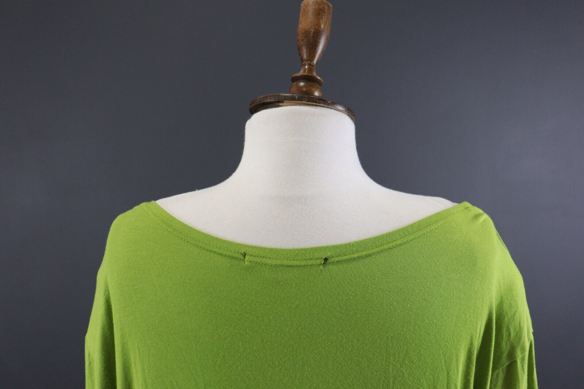 Gudrun Sjoden Green Boat Beck Long Sleeve Pullover Blouse – Size XXL