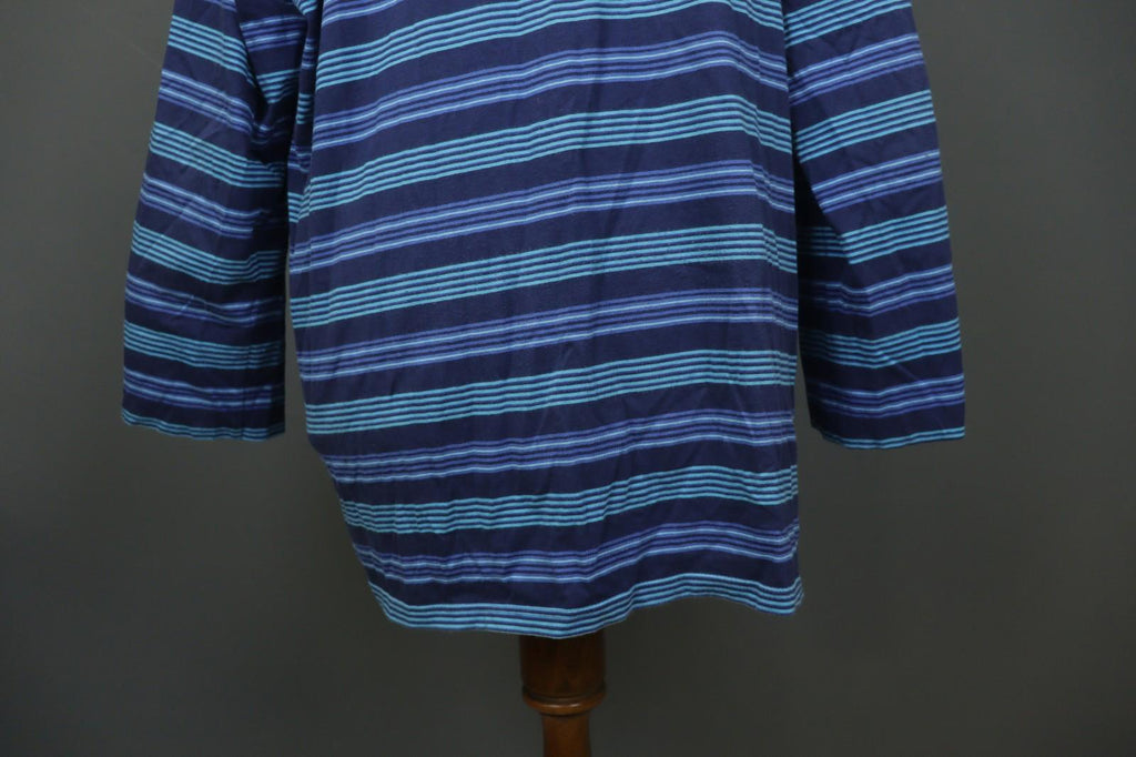 MARJA SUNA MARIMEKKO Navy Purple Striped Button Front Cardigan Sweater – Size XL