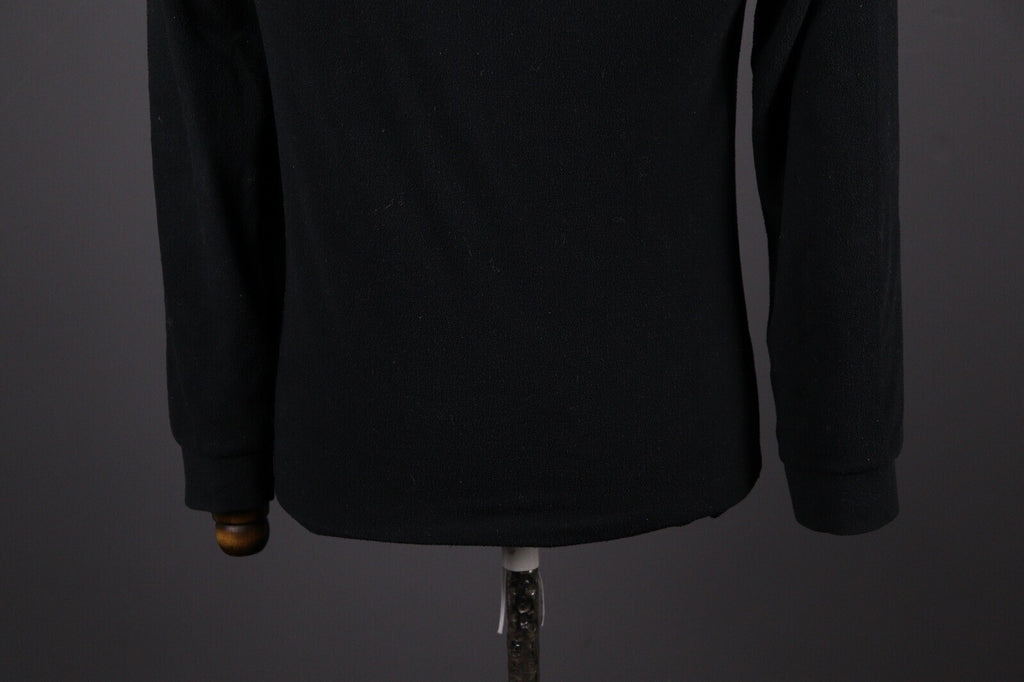 F. Lli Campagnolo Boys Black Zip Flags Patch Fleece Sweater – Size 14 year / 164