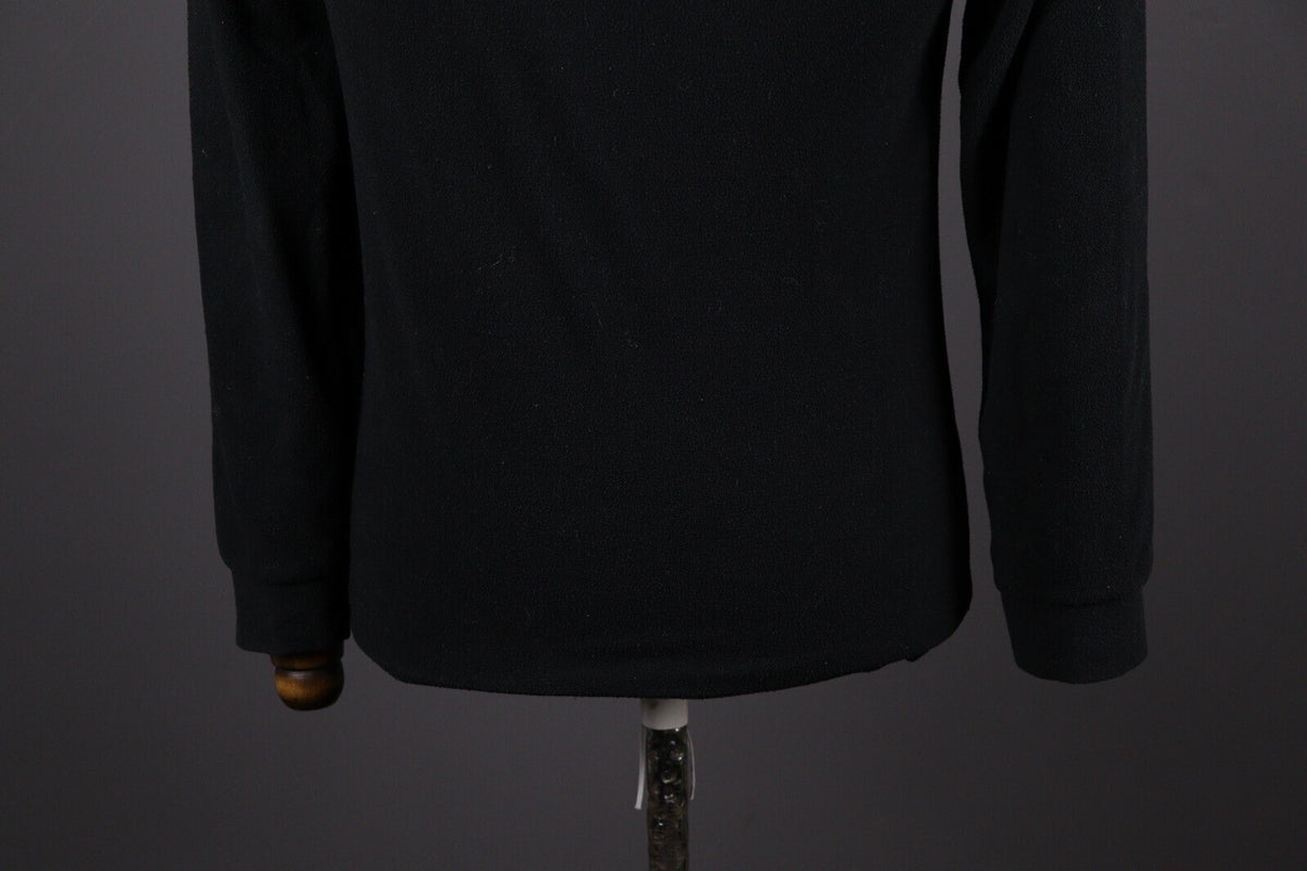 F. Lli Campagnolo Boys Black Zip Flags Patch Fleece Sweater – Size 14 year / 164