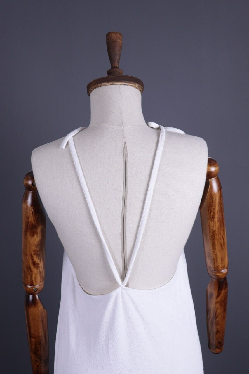 A.P.C White Spaghetti Strap Sundress Mini Dress – Size S