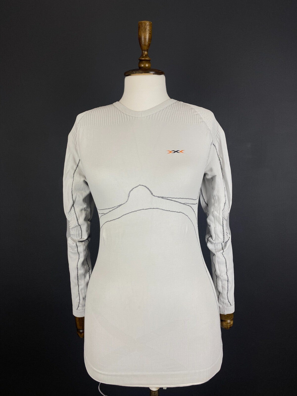 X-Bionic White Long Sleeve Top Jersey Base Layer Thermo Short – Size S/M
