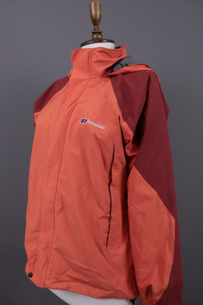 Berghaus Gore-Tex Orange Hooded Ski Waterproof Jacket – Size 12