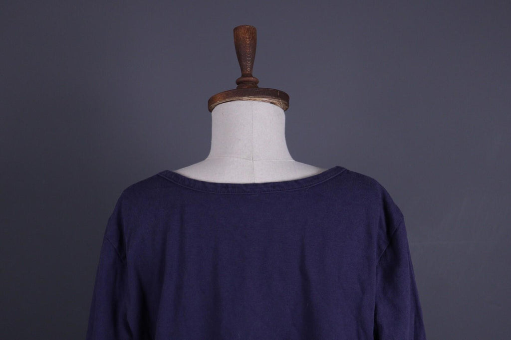 GUDRUN SJODEN Blue Long Short Sleeve Top Shirt Tunic – Size M
