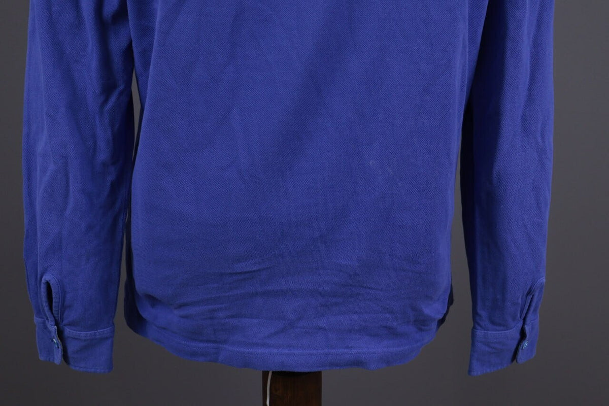 ETRO Milano Blue Collared Paisley Pullover Sweater – Size XL