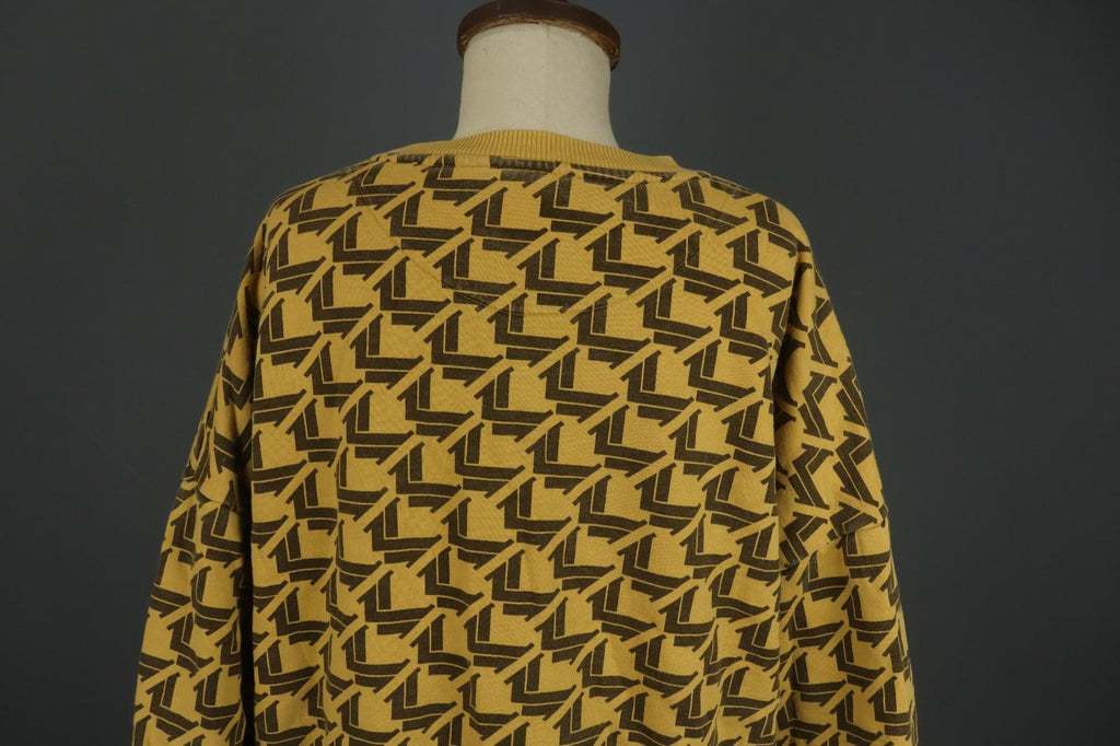 Karl Kani Multi Geometric Fleece Lined Raglan Sleeve Pullover Sweatshirt – Size M