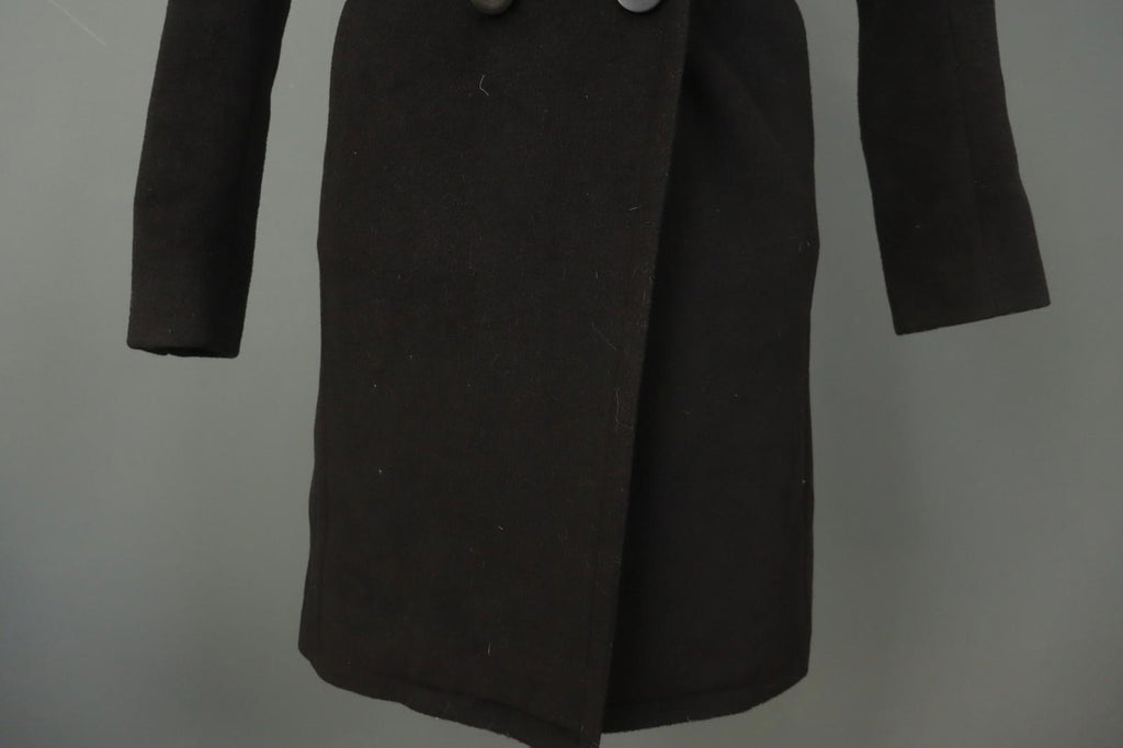 Balenciaga Black Wool Double Breasted Peak Lapel Formal Blazer Jacket – Size 38