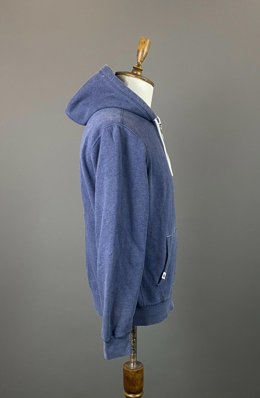 POLO SPORT RALPH LAUREN Blue Long Sleeve Full Zip Hooded Sweater – Men's M