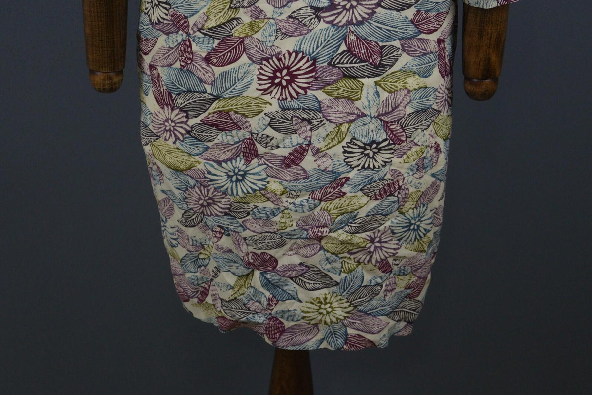 TOAST Multicolor 3/4 Sleeve Round Neck Fit & Flare Dress – Size 14