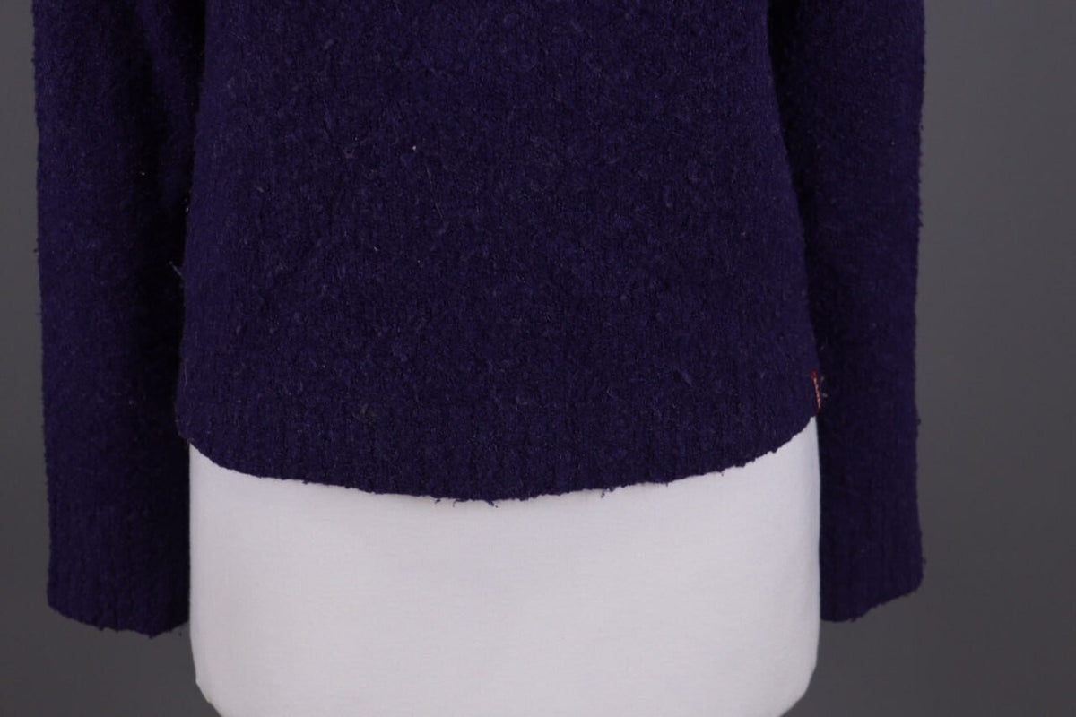 Miss Sixty Purple Knit Cropped Sweater – Size S