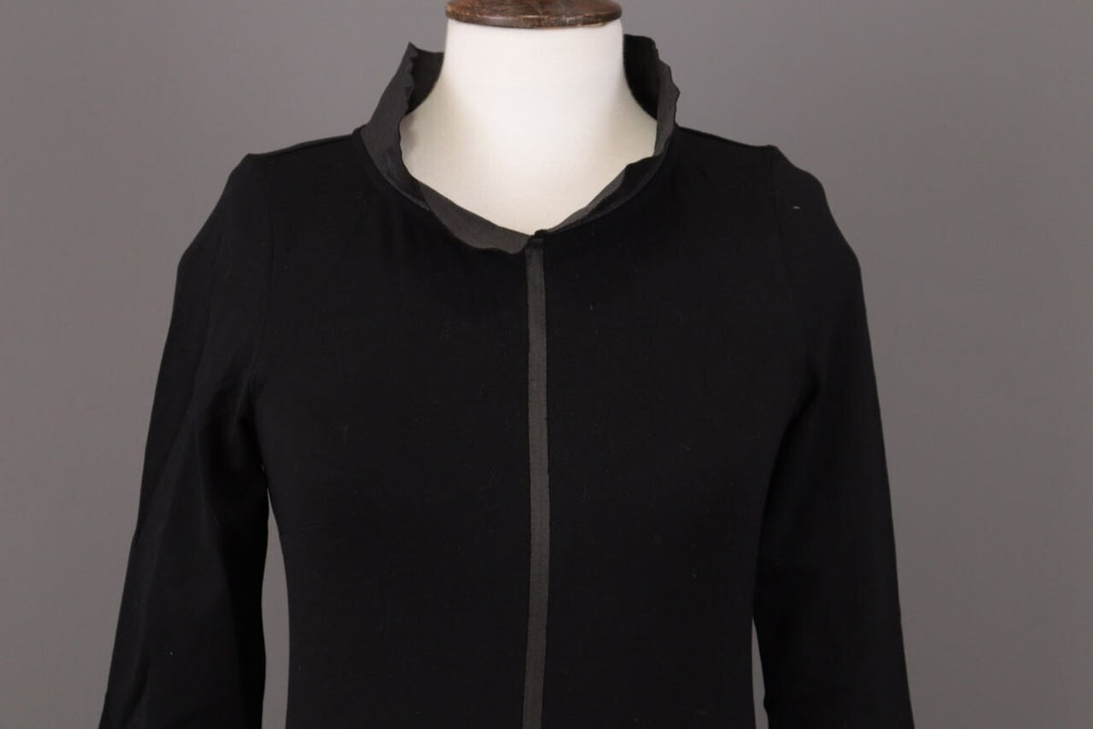 Cop Copine Nikko Robe Black 3/4 Sleeve A-Line Dress – Size 36 – Used