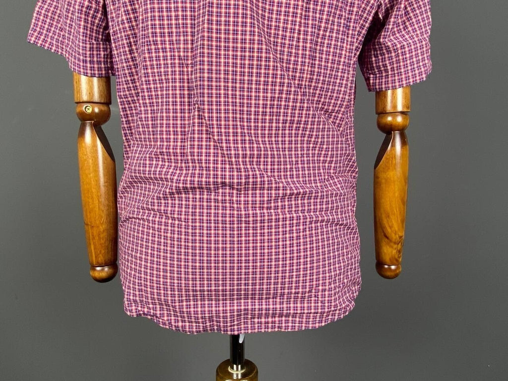 Carhartt WIP Multicolor Check Short Sleeve Button Up Shirt – Size L