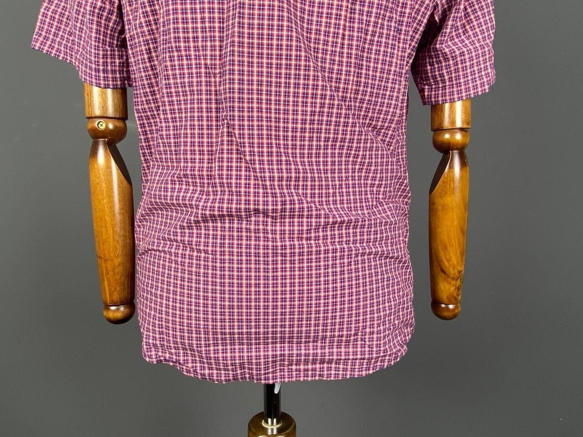 Carhartt WIP Multicolor Check Short Sleeve Button Up Shirt – Size L