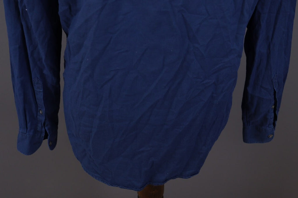 Closed Regular Blue Long Sleeve Button Down Shirt – Size L