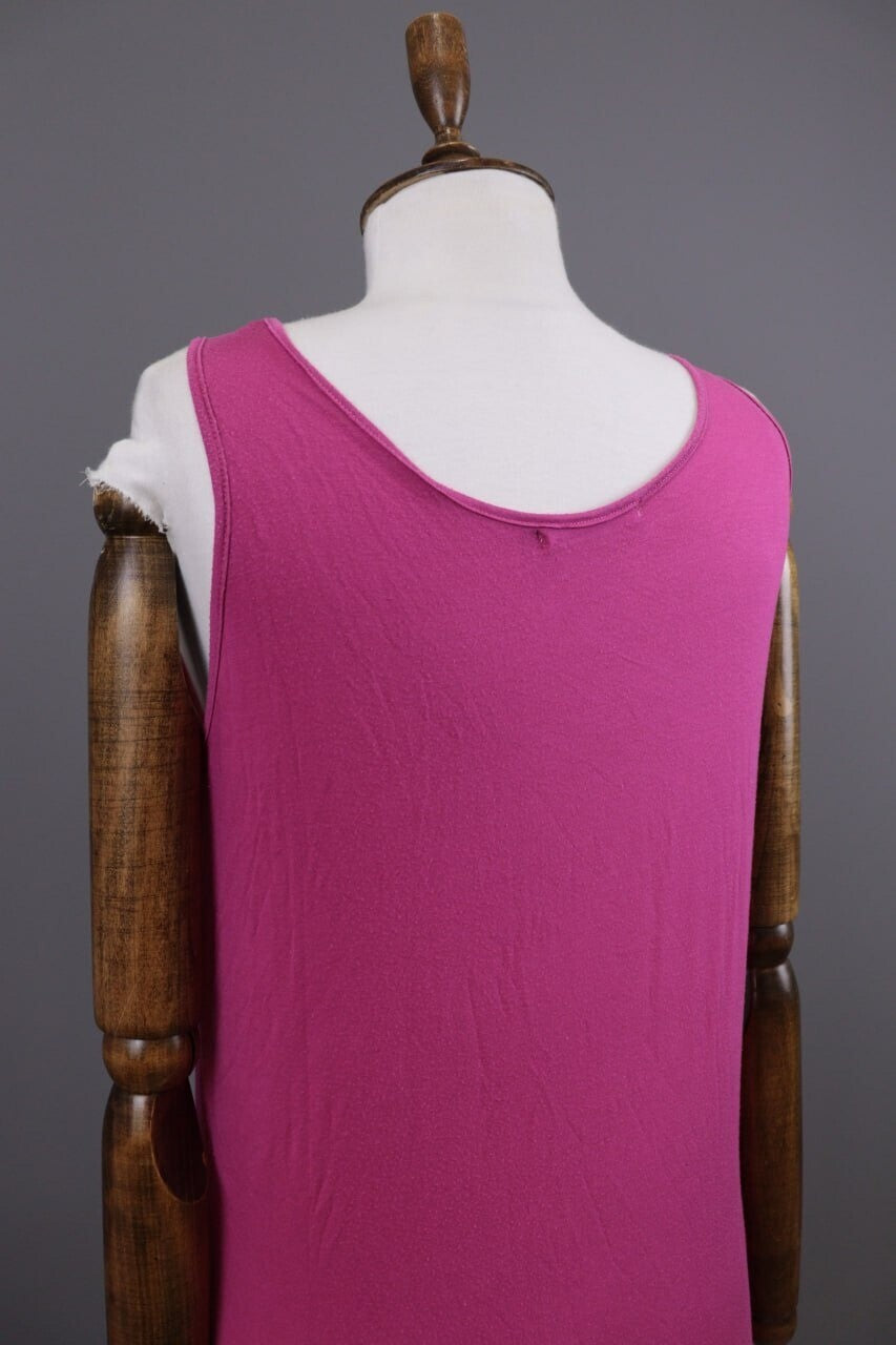 Gudrun Sjoden Pink Bodycon Sleeveless Tunic Blouson Dress – Size M – Used