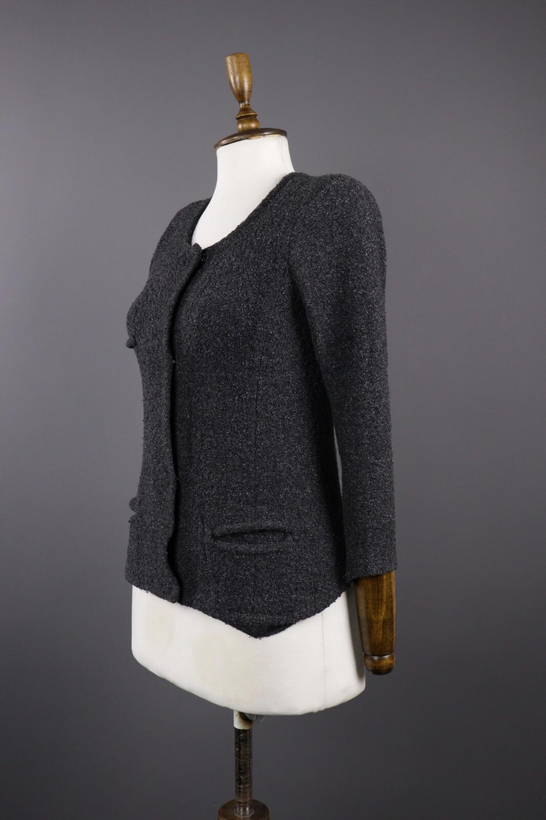 ISABEL MARANT ETOILE Wool Silk Slim Solid Designer Blazer Jacket – Size 2