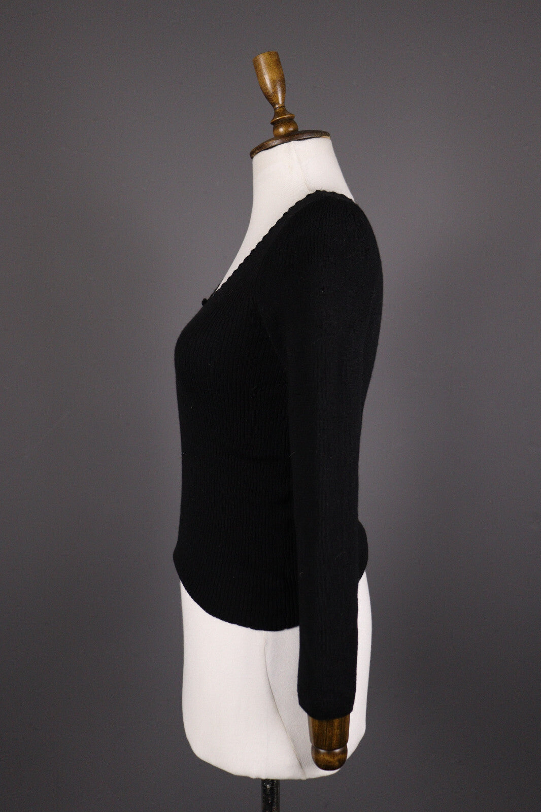 Transit Par Such 400 Wool Black Tigh Knit Sweater – Size 4