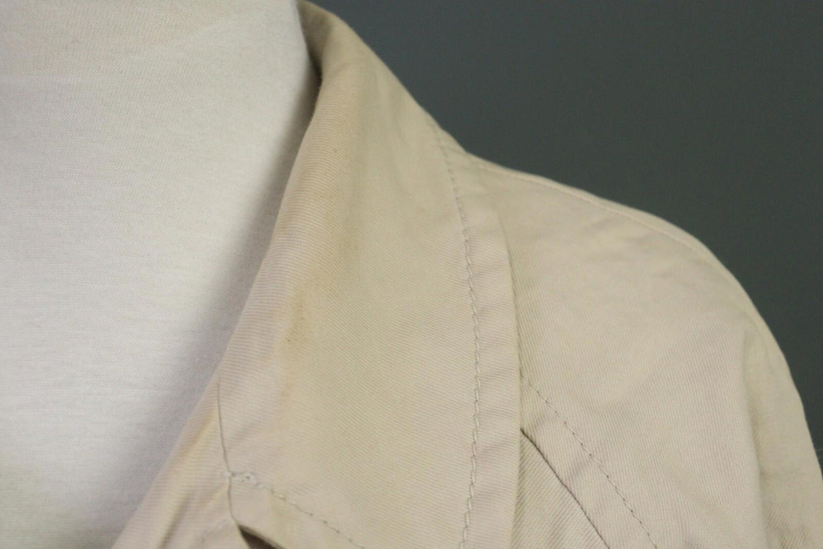 'S MAX MARA White Cotton Ramie Overcoat Coat Jacket – Size 12